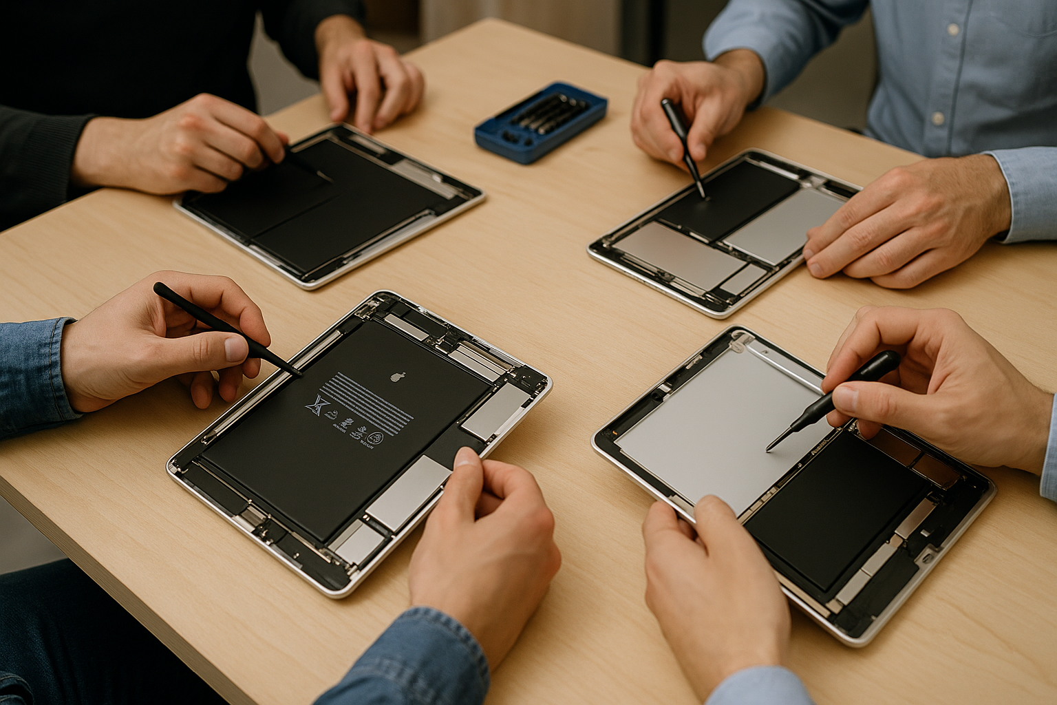 Modified iPad for secure environments